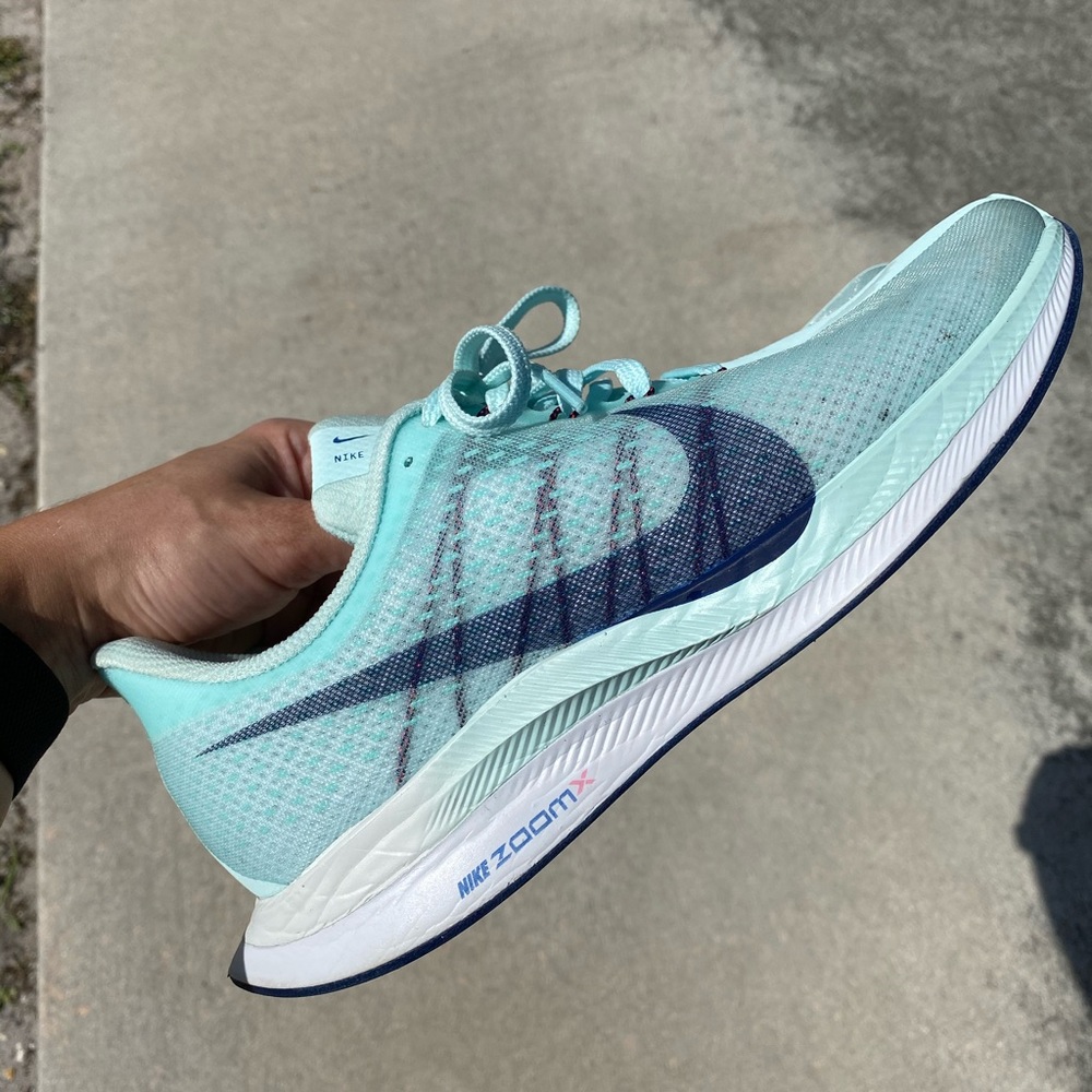 Nike Pegasus 35 Turbo Zoom X Teal and Blue color